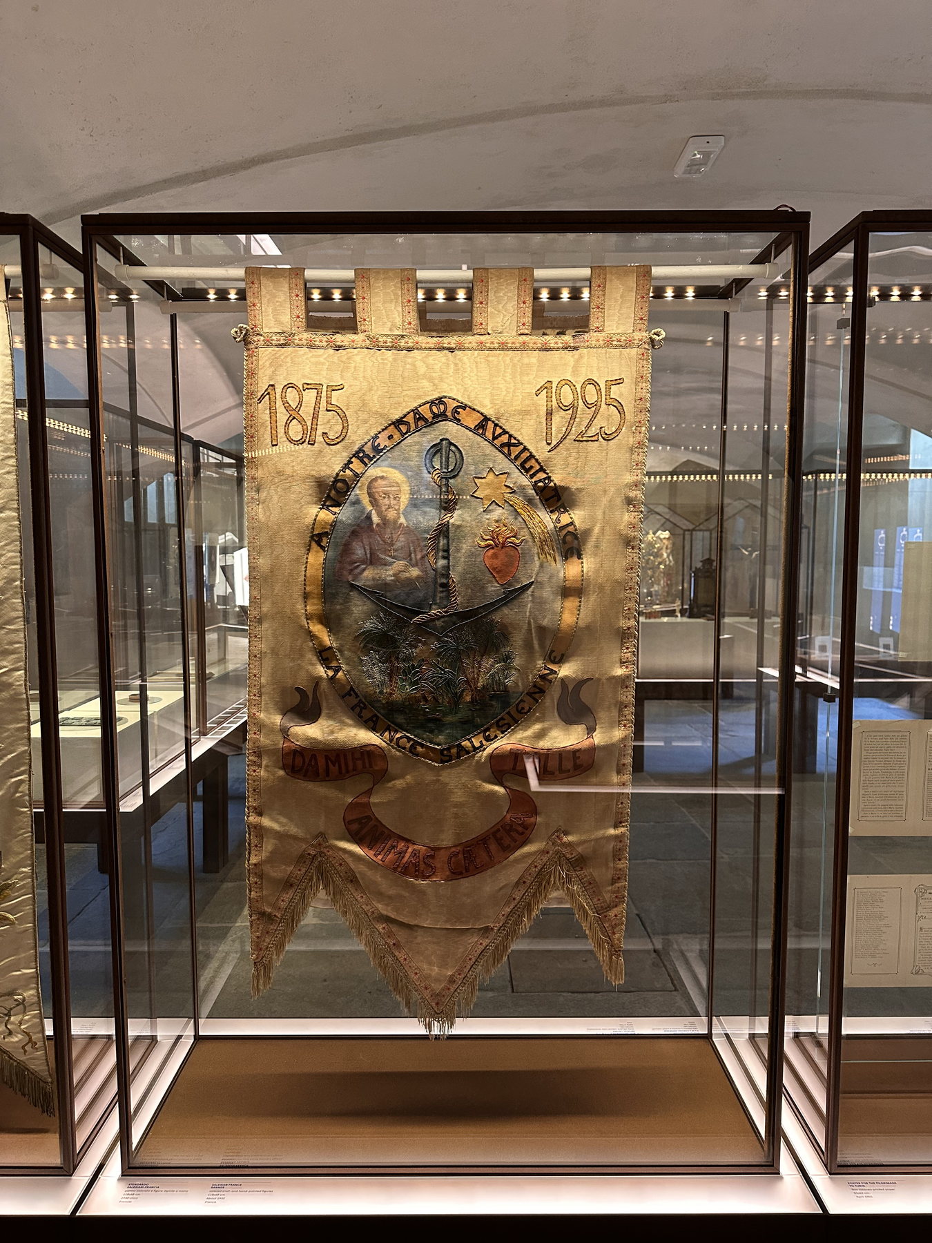 Objeto histórico no Museu Casa Dom Bosco