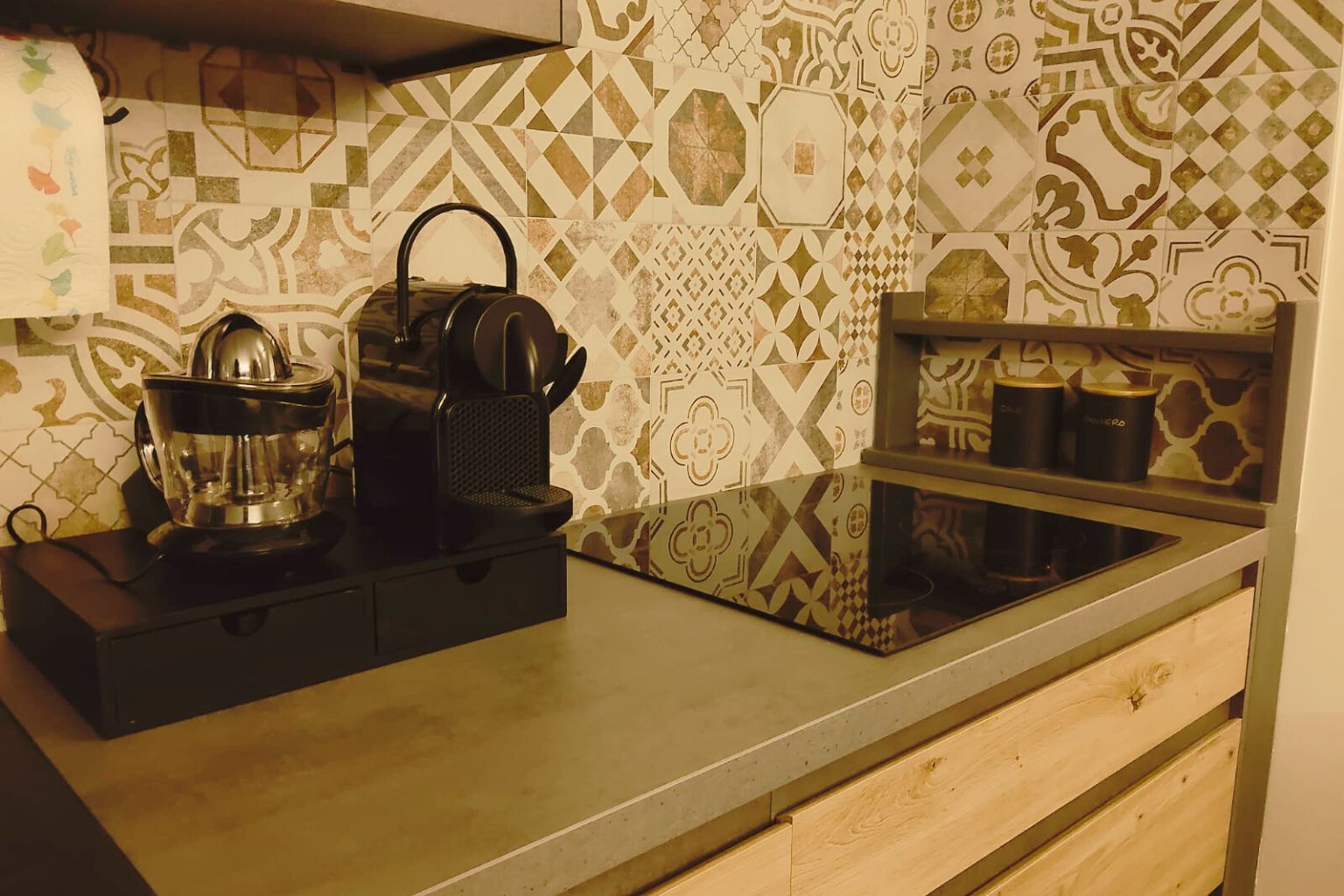 Detalhe da cozinha da La Bessolina