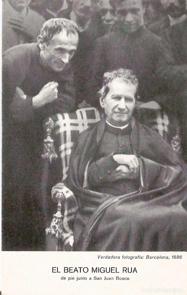Dom Rua e Dom Bosco em imagem devocional salesiana