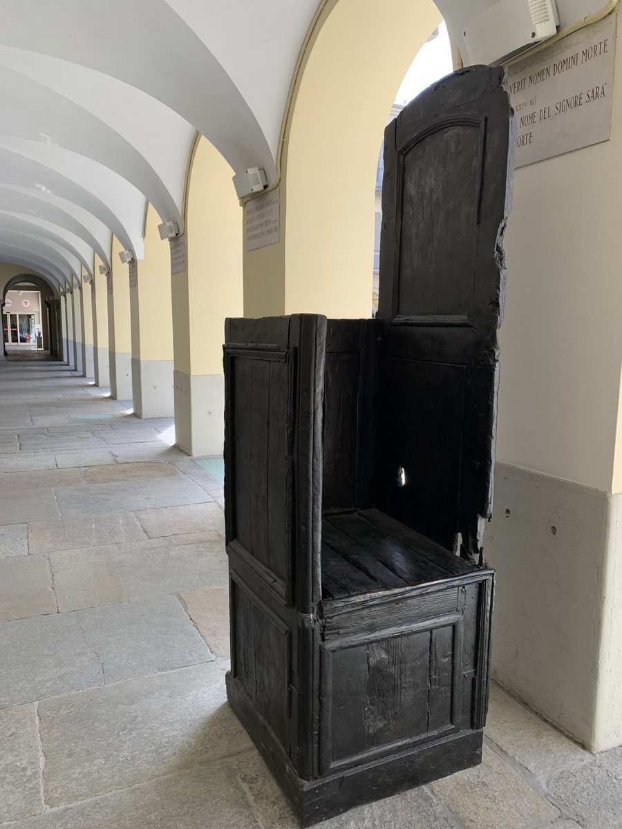 Corredor histórico do Museu Casa Dom Bosco em Valdocco
