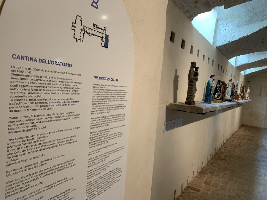 Cantina dell’Oratório no Museu Casa Dom Bosco em Valdocco